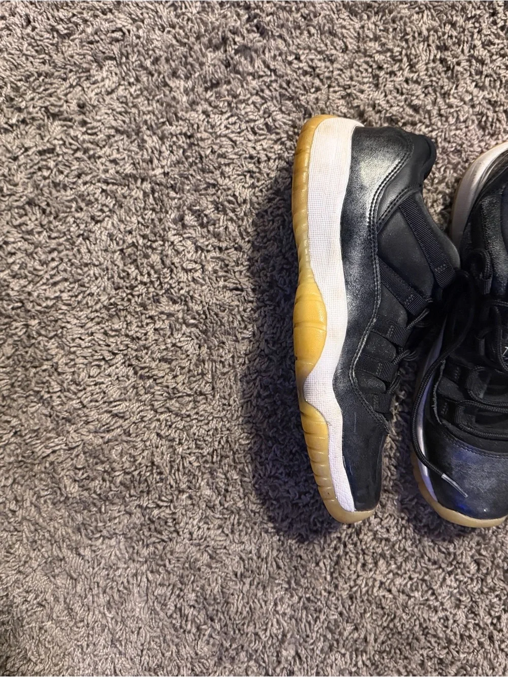 Jordan Kids Black and White Dress Shoes